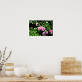 Schöne blühende Bush Poster (Küche)