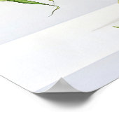 Schöne blühende Calla Lily Blume Poster (Ecke)