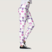 Schöne blühende Design-T-Shirt Leggings (Rechts)