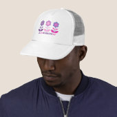 Schöne blühende Design-T-Shirt Truckerkappe (Beispiel)