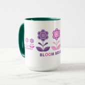 Schöne blühende Design-Tassen Tasse (Vorderseite Links)