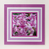 Schöne blühende Frühlingshyazinthe Fragrant Blume Puzzle (Horizontal)