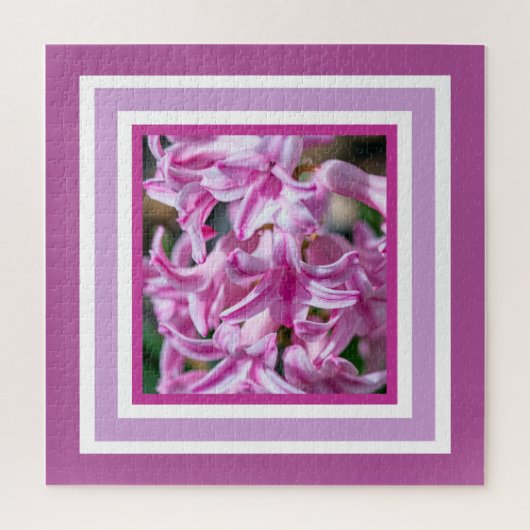 Schöne blühende Frühlingshyazinthe Fragrant Blume Puzzle (Vertikal)