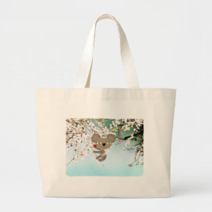 Schöne blühende Koala-Baumwollleinwand-Tasche wasc Jumbo Stoffbeutel