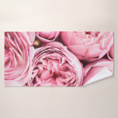 Schöne blühende rosa Blume Badehandtuch (Badehandtuch)