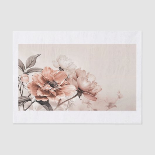 Schöne Blume15 Seidenpapier (Vorderseite)