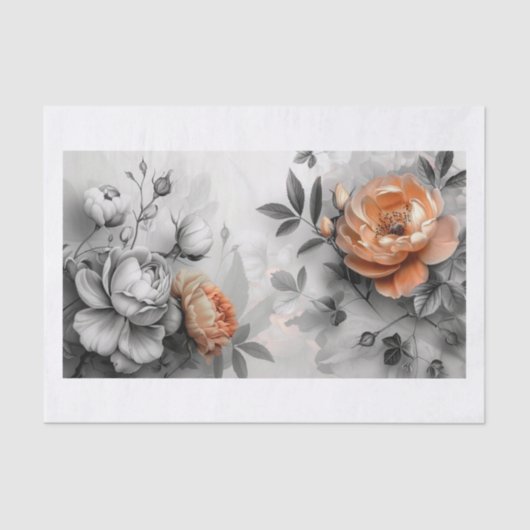 Schöne Blume6 Seidenpapier (Vorderseite)