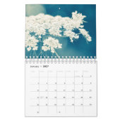 Schöne BLUME 12 Monate kleiner Kalender (Jan 2027)