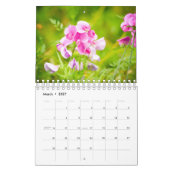 Schöne BLUME 12 Monate kleiner Kalender (Mär 2027)