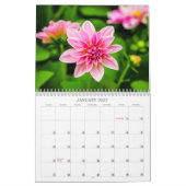 Schöne BLUME 12-monatiger Kalender (Jan 2027)