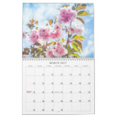Schöne BLUME 12-monatiger Kalender (Mär 2027)