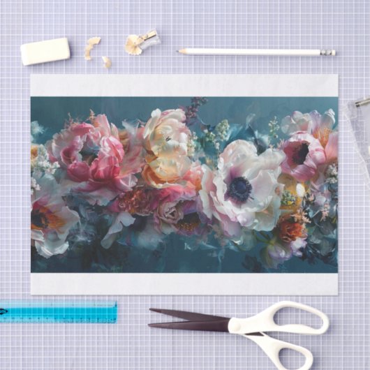 Schöne Blume 1 Seidenpapier (Handwerk)