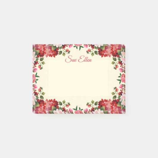 Schöne Blume 402 Post-It-Notes Post-it Klebezettel (Vorderseite)