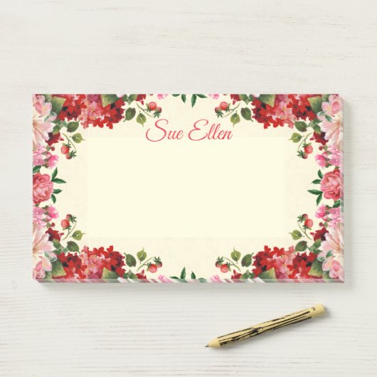 Schöne Blume 402 Post-It-Notes Post-it Klebezettel (Auf Schreibtisch)