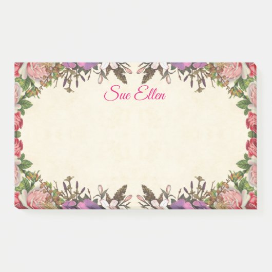 Schöne Blume 987 Post-It-Notes Post-it Klebezettel (Vorderseite)