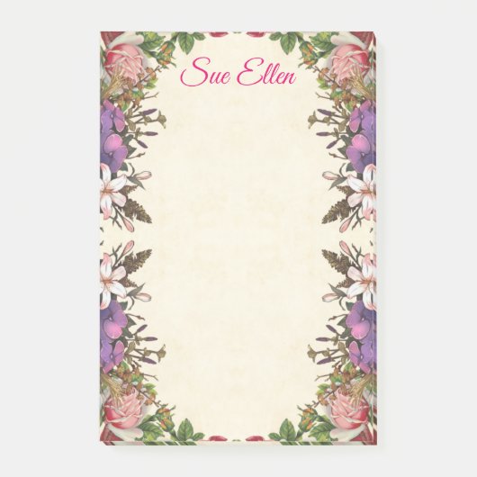 Schöne Blume 987 Post-It-Notes Post-it Klebezettel (Vorderseite)