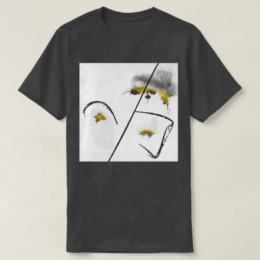 schöne Blume abstrakte Kunst T-Shirt (Design vorne)