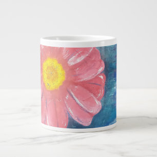 Schöne Blume Abstrakter Hintergrund Jumbo-Tasse