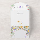 Schöne Blume All In One Einladung (Außenbereich)