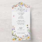 Schöne Blume All In One Einladung (Innen Boden)