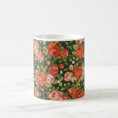 Schöne Blume aus Torf nahtlos Kaffeetasse (Mittel)