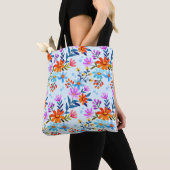 Schöne Blume Blätter Muster-6587 Tasche (Von Nahem)