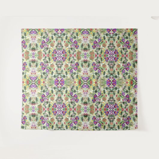 Schöne Blume blühen Sommergarten Wandteppich (Vorderseite (Horizontal))