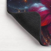 Schöne Blume blüht auf Desktop/Laptop-Computer Mousepad (Ecke)