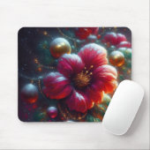Schöne Blume blüht auf Desktop/Laptop-Computer Mousepad (Mit Mouse)