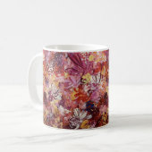 Schöne Blume Blumenfarben Feminée Tasse Cup (Vorderseite Links)