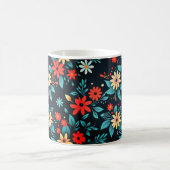 Schöne Blume Blumenmuster-48965 Kaffeetasse (Mittel)