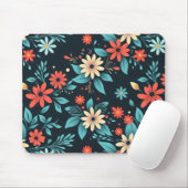 Schöne Blume Blumenmuster-48965 Mousepad (Mit Mouse)