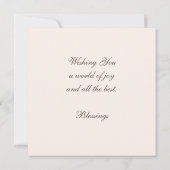 Schöne Blume Bouquet (Rückseite)