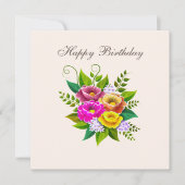 Schöne Blume Bouquet (Vorderseite)