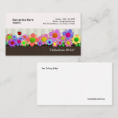 Schöne Blume Box Garden Babysitter Visitenkarte (Vorne/Hinten)