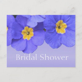 Schöne Blume Brautparty Einladungspostkarte