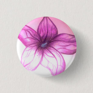 Schöne Blume Button