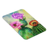 Schöne Blume Cactus Magnet (Rechte Seite)