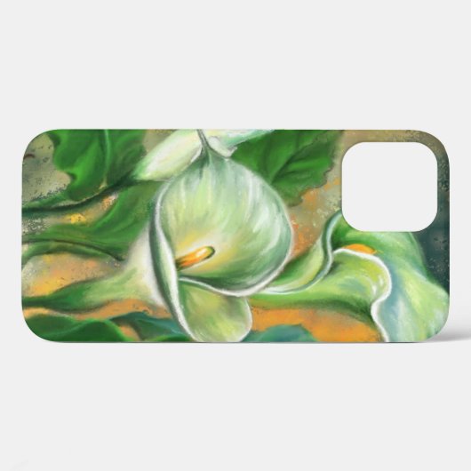 Schöne Blume Calla Lily - Migne Kunst Zeichnend Case-Mate iPhone Hülle (Rückseite (Horizontal))