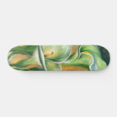 Schöne Blume Calla Lily Skateboard Malerei (Horizontal)