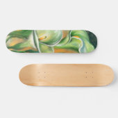 Schöne Blume Calla Lily Skateboard Malerei (Horizontal)
