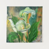 Schöne Blume Calla Lily Tapestry Malerei Wandteppich (Vorderseite)