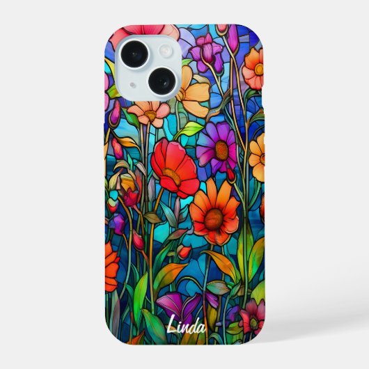 Schöne Blume Case Mate iPhone 15 Hülle (Rückseite)