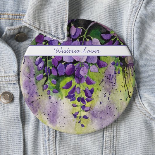 Schöne Blume der Wisteria Button (Beispiel)