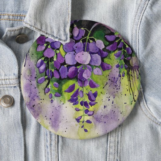 Schöne Blume der Wisteria Button (Beispiel)