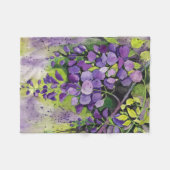 Schöne Blume der Wisteria Fleece B (Vorderseite (Horizontal))