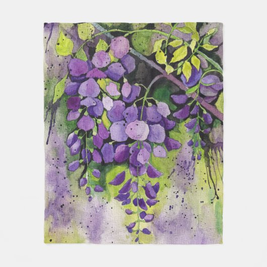 Schöne Blume der Wisteria Fleece B (Vorderseite)