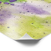 Schöne Blume der Wisteria Fotodruck (Ecke)