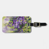 Schöne Blume der Wisteria Gepäckanhänger (Vorderseite horizontal)