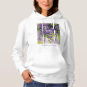 Schöne Blume der Wisteria Hoodie (Vorderseite)